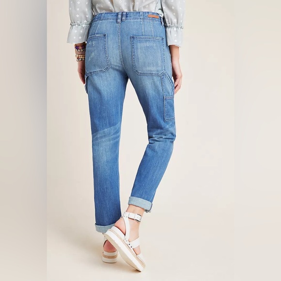 Anthropologie Pilcro Relaxed Mid Rise Carpenter Jeans Size 28 - Picture 3 of 9
